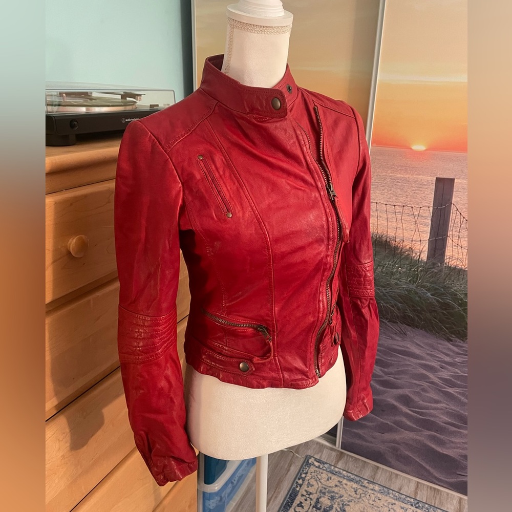 Authentic Lucky Brand Leather Jacket